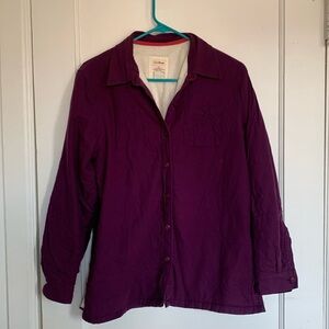 L.L.Bean Fleece Lined Flannel Shirt